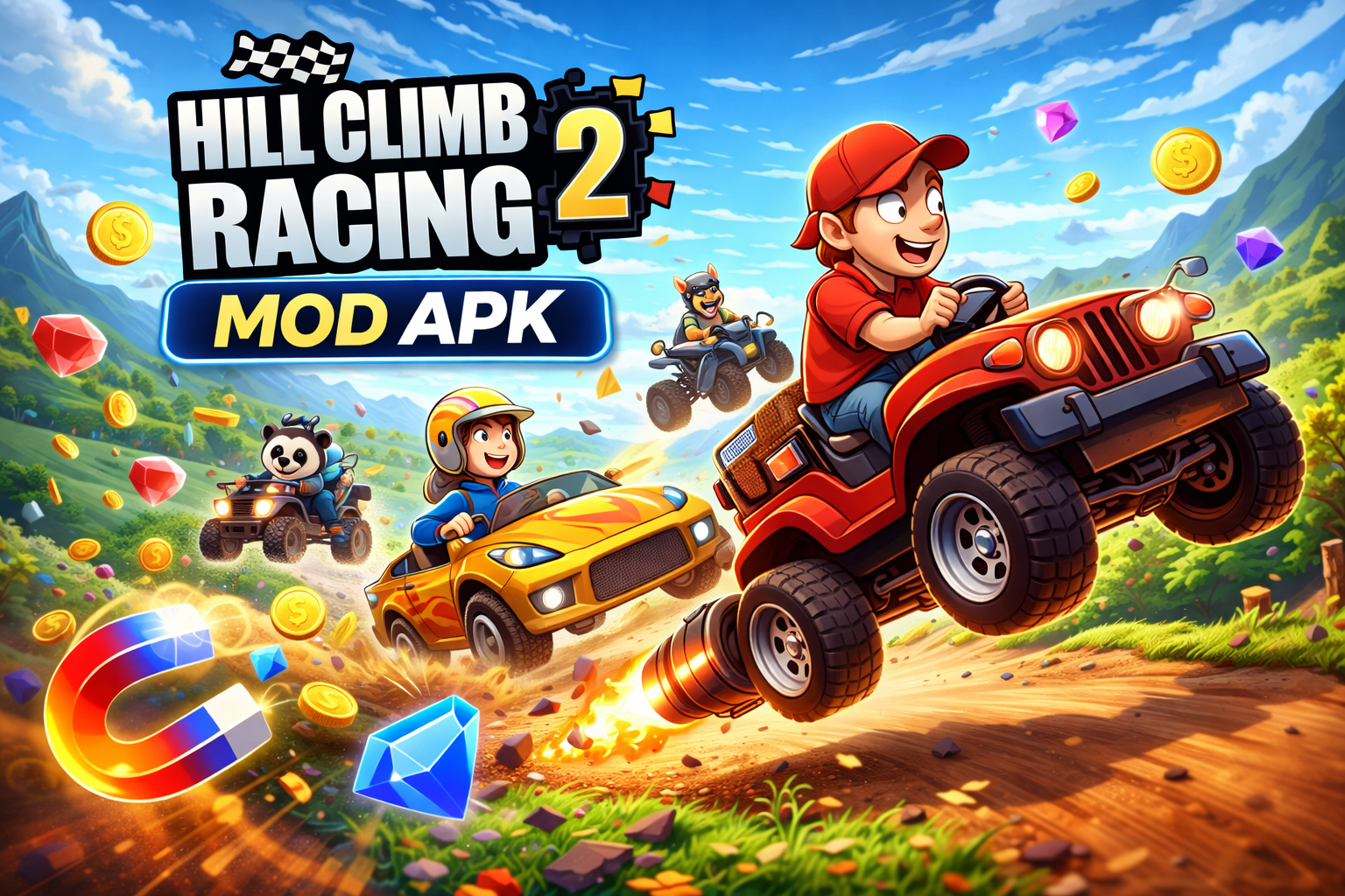 Hill Climb Racing 2 Mod APK